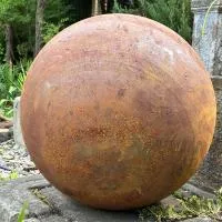 Стальная сфера — 3D КОРТЕН (518913) ∅ 1500 мм. Буй