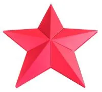 Красная звезда на памятник ø 250 мм. (517621) производство обелиск - стела пустотелая  в Буе