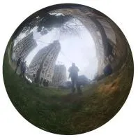 Шар из нержавеющей стали ø 600 мм. (517182) производство - сфера арт-объект пустотелая  в Буе