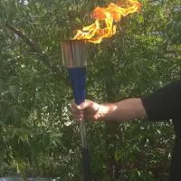 Факел на праздник Сахалин (197156) производство жидкость факелы ø 135 мм. ветроустойчивая  в Буе