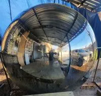 Сфера шар ø 2000 мм. (514274) производство - арт-объект пустотелая  в Буе