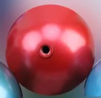 Ёлочный шар красный (518840) ∅ 500 мм. Буй
