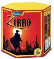 Фейерверк Zorro. Купить Фейерверк Zorro  Р7471 — магазин продажа салютов недорого —  Буй, производитель Русский фейерверк - Русская пиротехника, доставка по России  +7 963 711 89 03 — Буй | buj.piroclub.ru