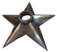 Звезда ø 1100 мм. бронза (197207) поставка комплект горелка ГВД 379 10 89 00 ПС вечный огонь пустотелая  в Буе