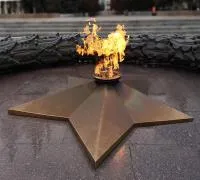 Звезда вечного огня листовая бронза чугун в Буе (518589)