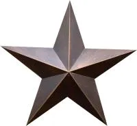 Звезда на памятник листовая бронза патина в Буе (518498)