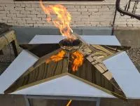 Звезда вечный огонь (514264) производство комплект горелка ГВД 379 10 89 00 ПС ø 1500 мм. пустотелая  в Буе