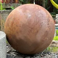 Шар металлический кортен (518919) ∅ 800 мм. Буй