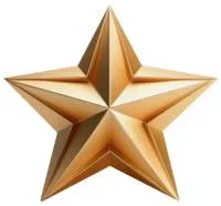 Звезда из латуни элемент декора на памятник в Буе (518509)