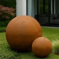 Кортен 2 шара - композиция (518935) ∅ 0,75 и 1,5 м. Буй 
