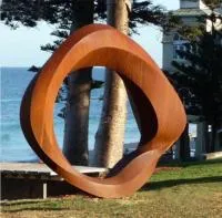 Композиция кольцо кортеновская сталь (518268) сертификат арт-объект  в Буе