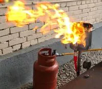 Газовая горелка электро розжиг (514267) монтаж вечный огонь ø 154 мм. ветроустойчивая  в Буе