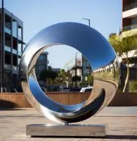 Кольцо нержавеющая сталь скульптура (518260) производство арт-объект  в Буе