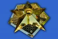 Звезда декоративная решётка (197273) монтаж комплект горелка ГВД 379 10 89 00 ПС вечный огонь ø 1100 мм. авторская  в Буе