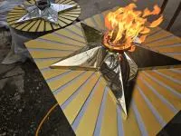 Решётка лучи вечный огонь (518197) сертификат авторская  в Буе