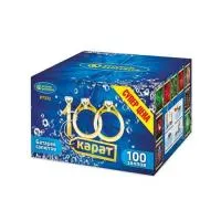 Батарея салютов 100 Карат Р7332 купить от производителя Русский Фейерверк — Буй