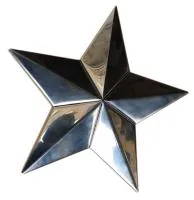 Звезда на стелу обелиск (197202) монтаж - стела памятник ø 250 мм. пустотелая  в Буе