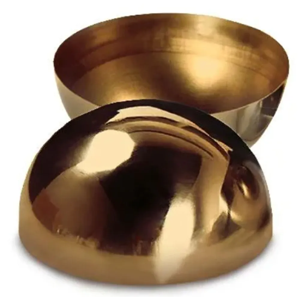 Полусферы из латуни в Буе