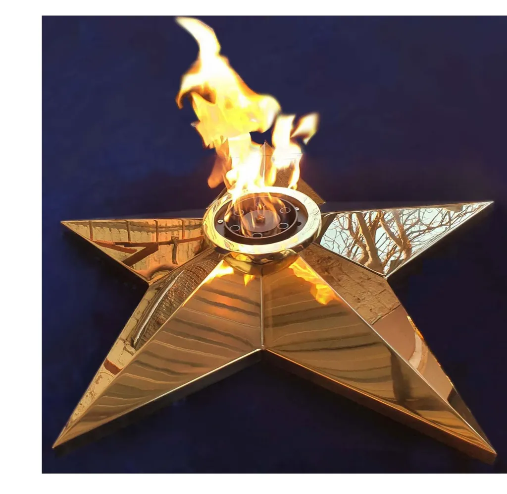 Вечный огонь монтаж и реконструкция в Буе 